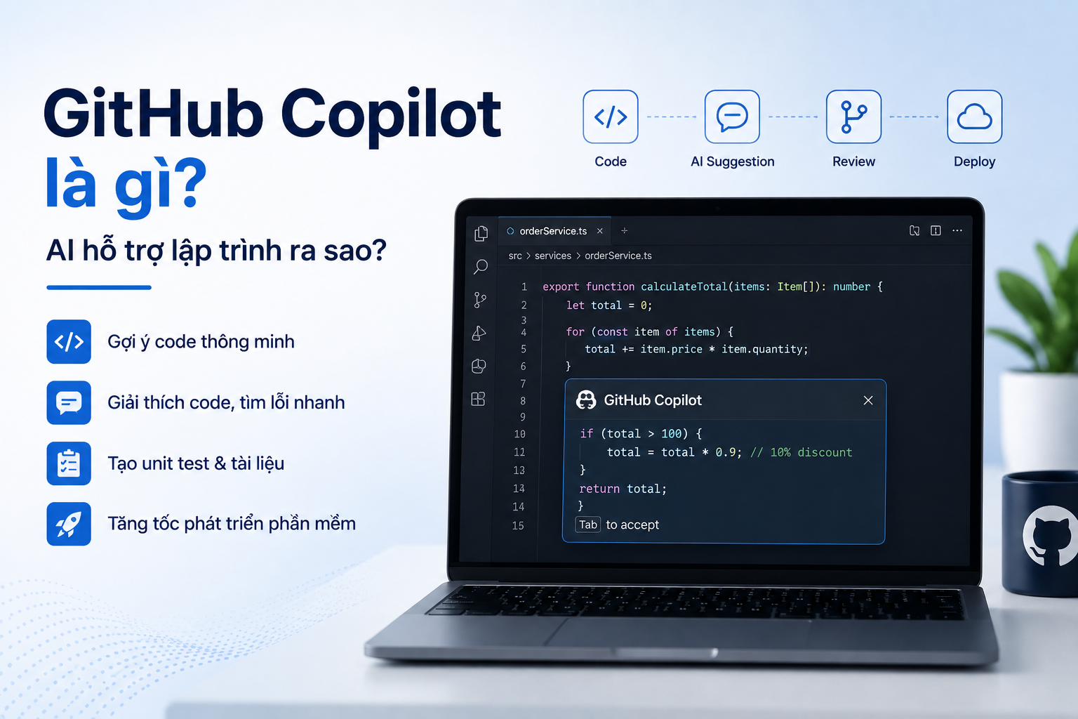 GitHub Copilot là gì? AI hỗ trợ lập trình ra sao?