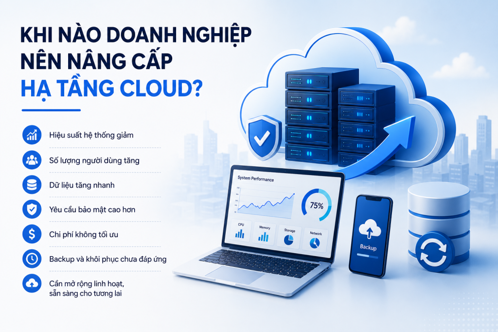 Khi nào doanh nghiệp nên nâng cấp hạ tầng Cloud?