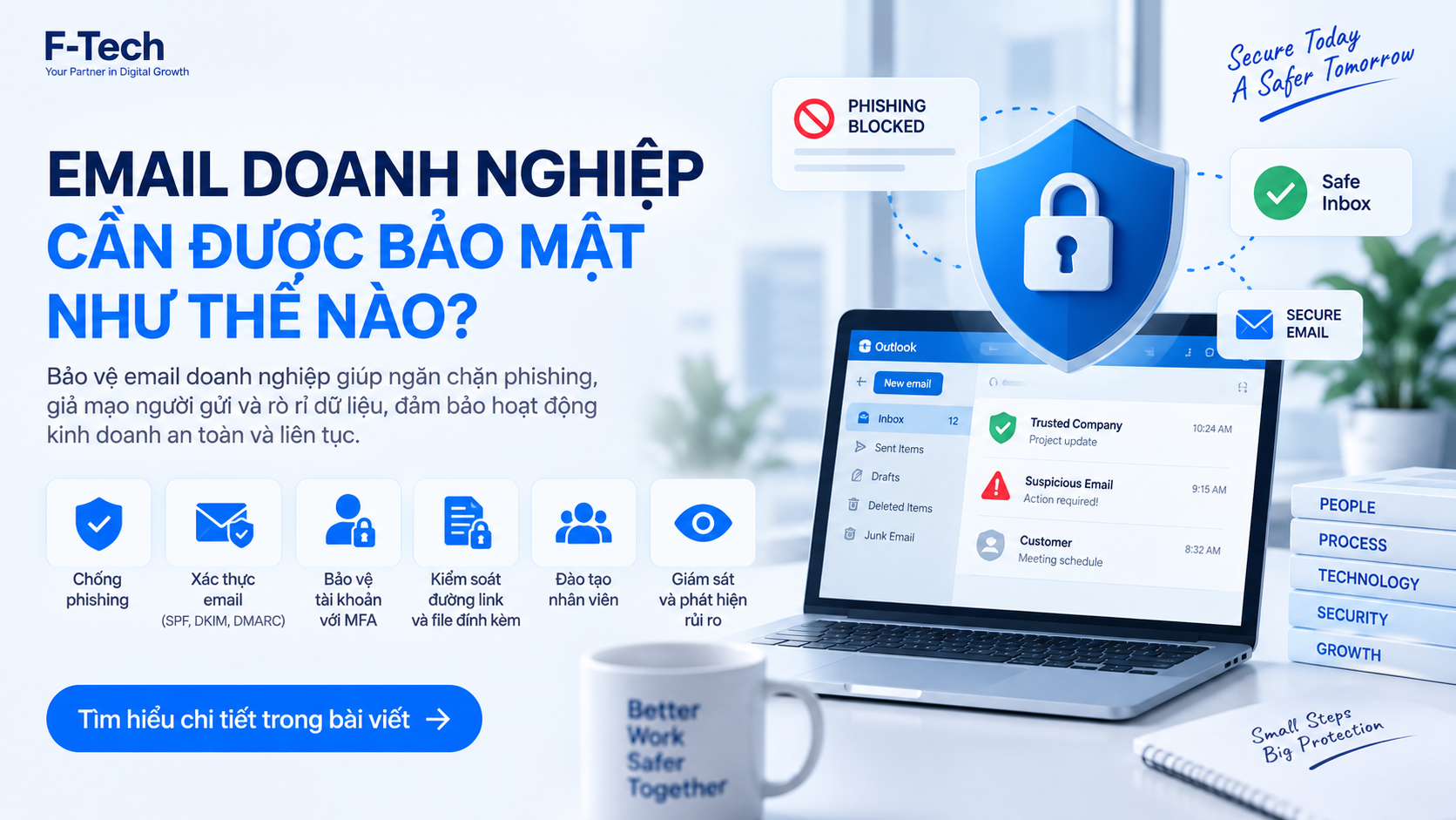 Email doanh nghiệp cần được bảo mật như thế nào?
